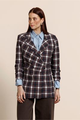 Studio Anneloes Cinta check blazer
