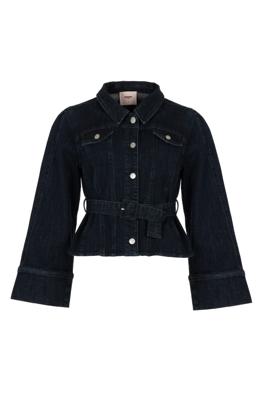 Freebird  Lavera Raw Stretch Blouse Indigo Blue