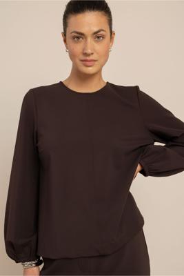 Studio Anneloes Florente twill top 14275 Espresso
