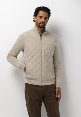 State of Art Vest met doorgestikte voorzijde 16126051 Taupe