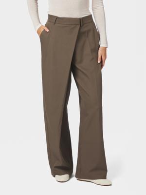 Neo Noir, broek met overslag, bruin