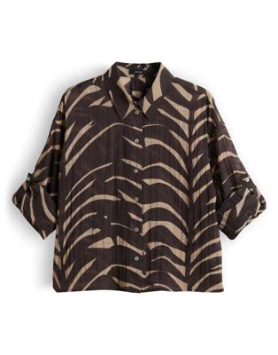 OPUS Blouse Fadena leaves