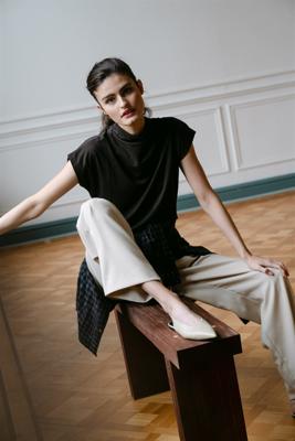Aimee the Label Top MandyW6 Brown