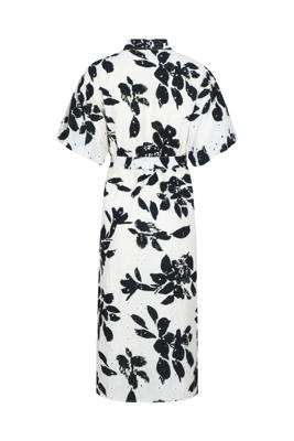 G-maxx Jurk Zophia 26ZTG14 Wit-Zwart