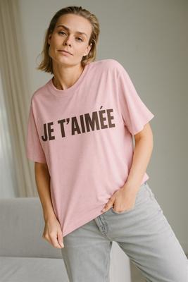 Aimee the Label T-Shirt Selara T-shirt Roze