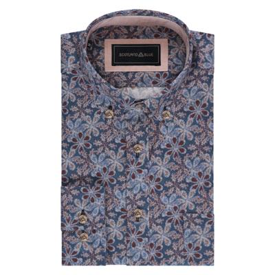 Scotland Blue Overhemd SPE25307JE02SB