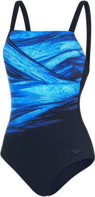Speedo amberglow print shaping 1p bla/pin
