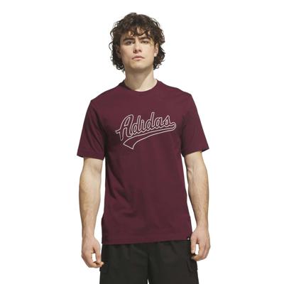 adidas varsity tailsweep graphic t-shirt