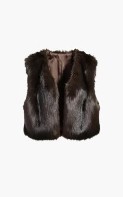 Aimee the Label Gilet IslaW6 Fake Fur wais