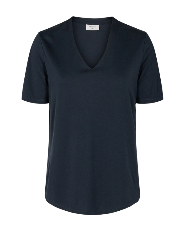 Freequent dames T shirt donkerblauw