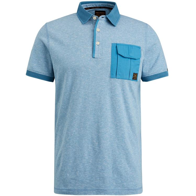 Korte Mouwen Fine Stripe Polo