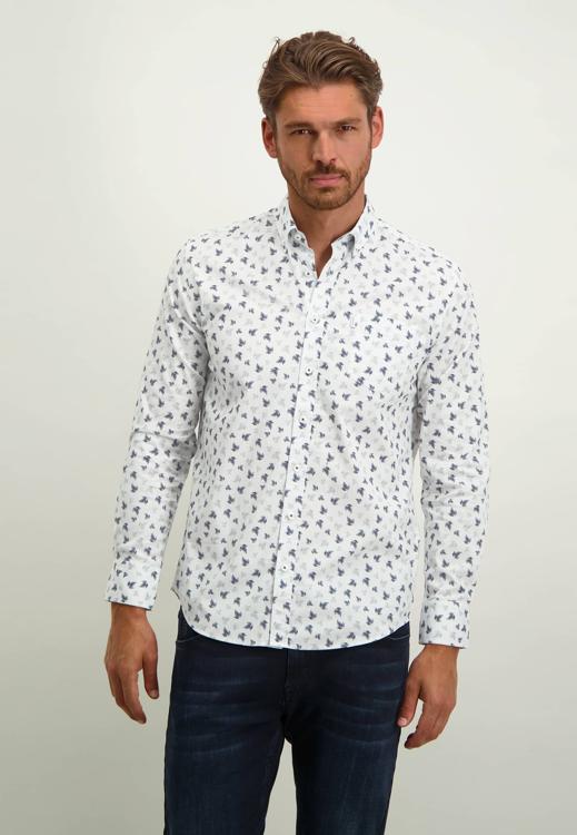 State of Art Overhemd Overhemd Met Botanische Print 21423236 1156 Mannen Maat - XL
