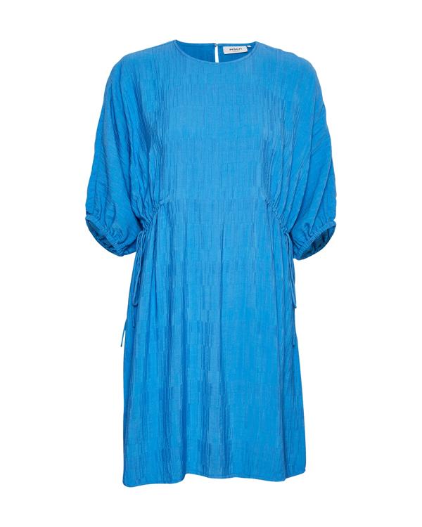 MSCH Copenhagen Mschamalia 3/4 Dress Jurken Dames - Kleedje - Rok - Jurk - Blauw - Maat L