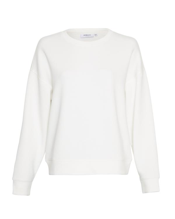 MSCH Copenhagen Mschima Q Sweatshirt Truien & vesten Dames - Sweater - Hoodie - Vest- Ecru - Maat L/XL