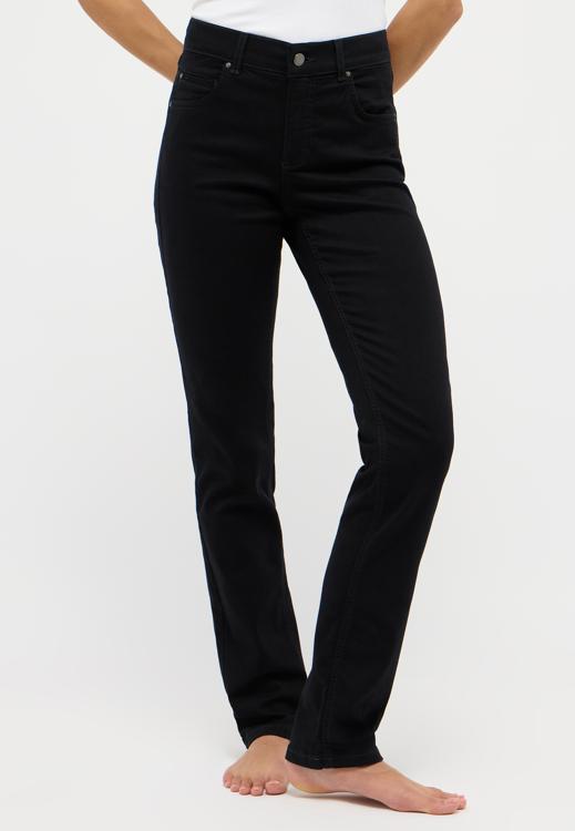 Slim fit jeans met labelpatch