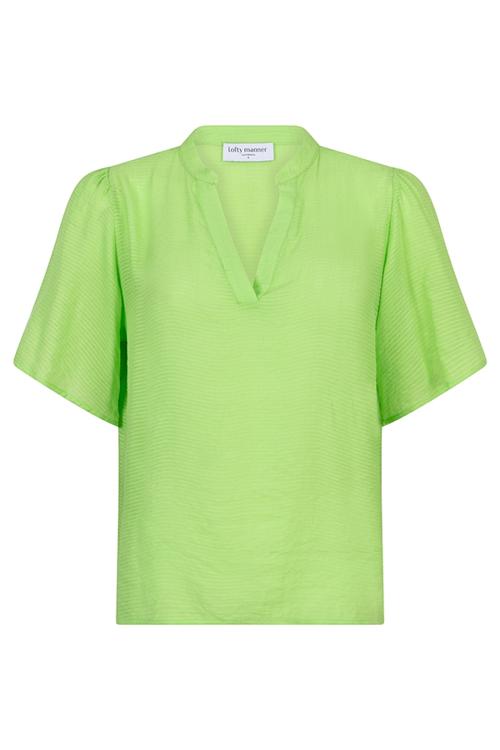 Lofty Manner T-shirt Blouse Janelle Pf05 1 507 Lime Green Dames Maat - XL