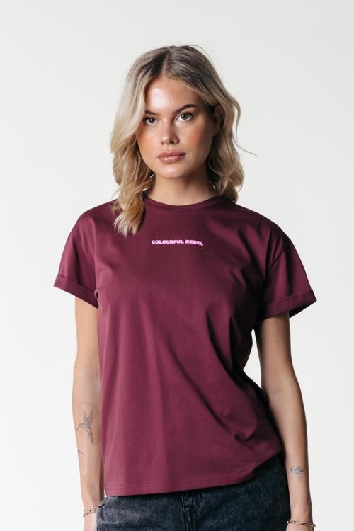 Colourful Rebel Uni Logo Boxy Tee- S