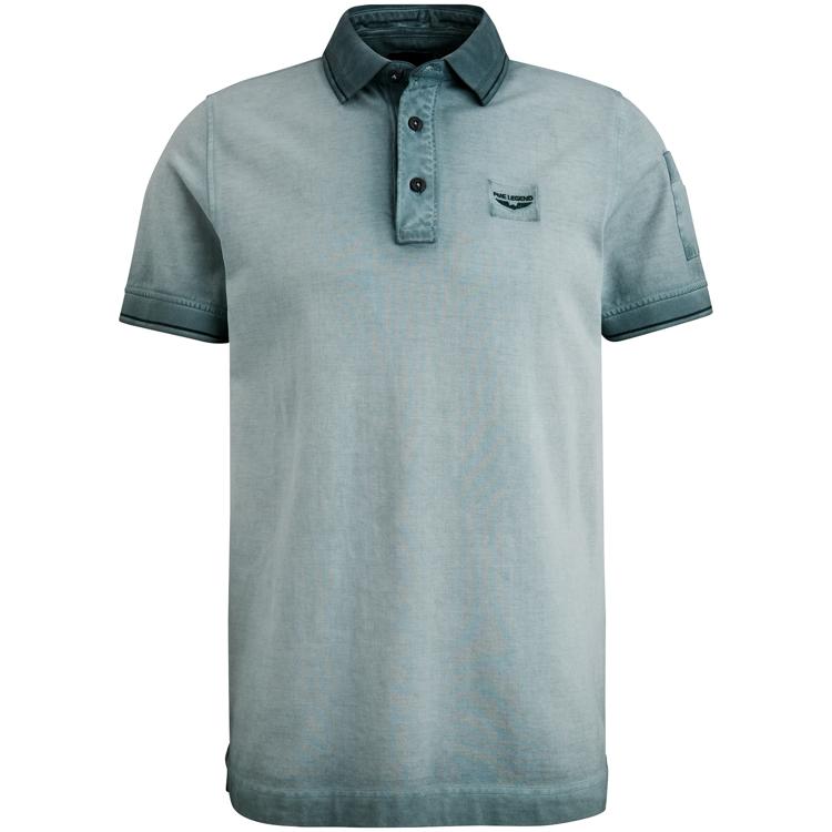 Polo met cold dye wassing