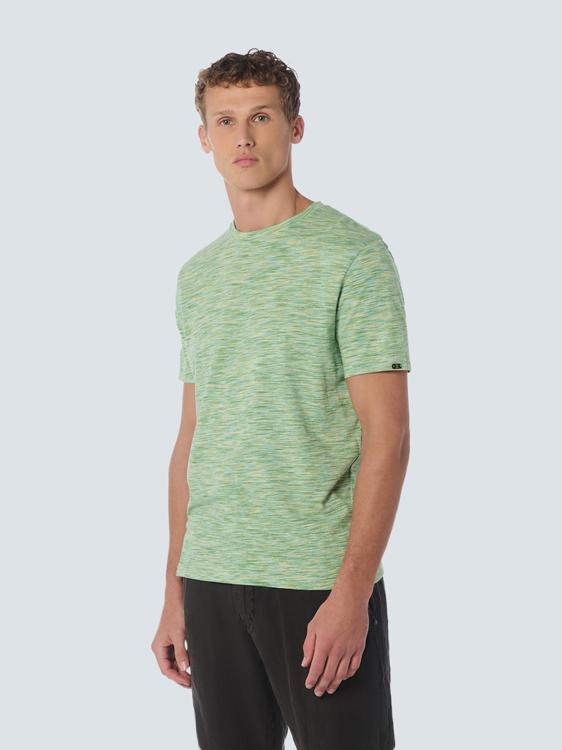 T-Shirt Crewneck Multi Coloured Melange Stripes (23340308SN-058)