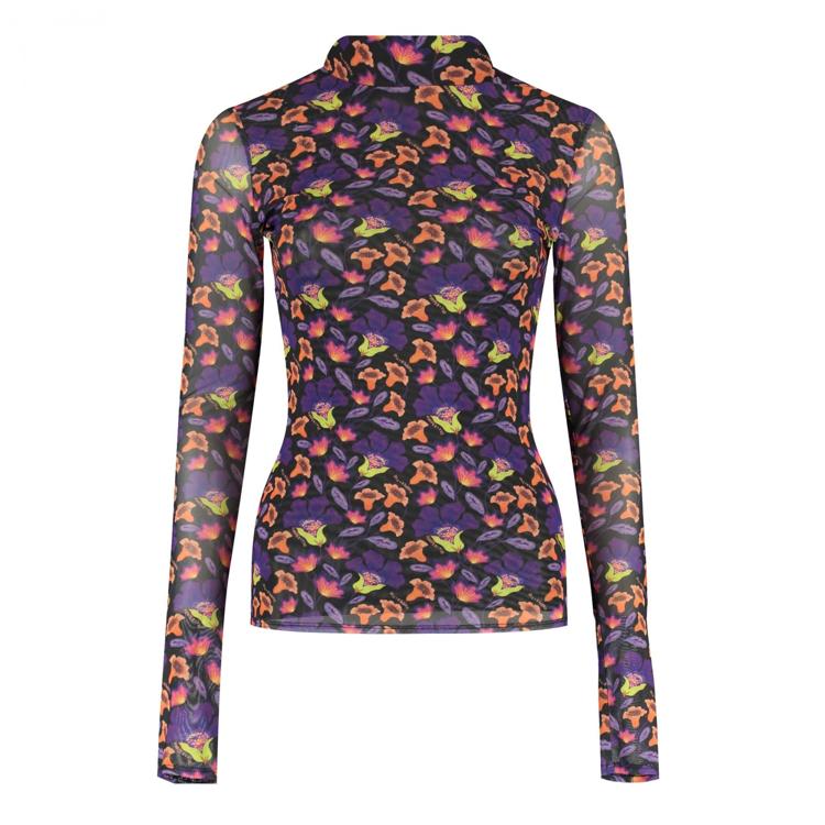 Harper & Yve T-shirt Jane Ls Dw24j501 1220 Floral Fest Dames Maat - XL