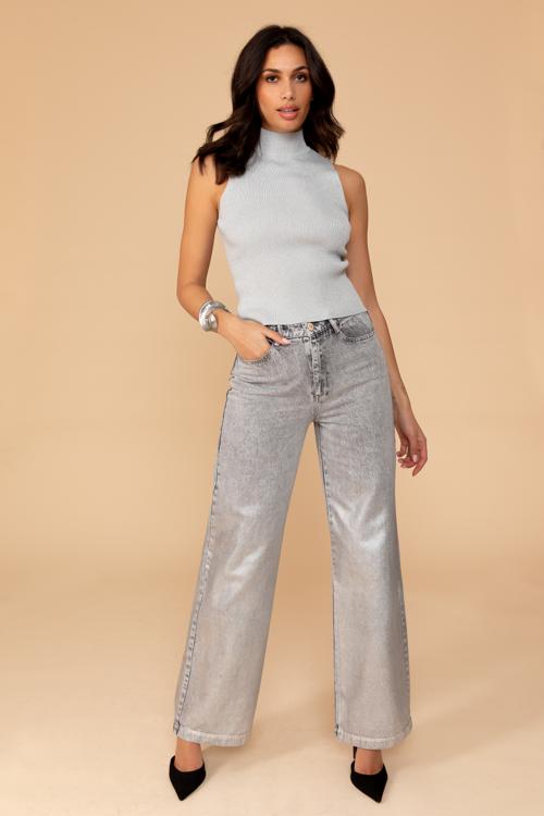 Freebird Jeans Melody Foil | zilver