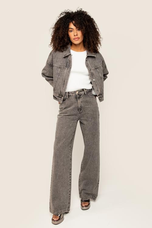 Freebird Broek Melody Denim | Grijs