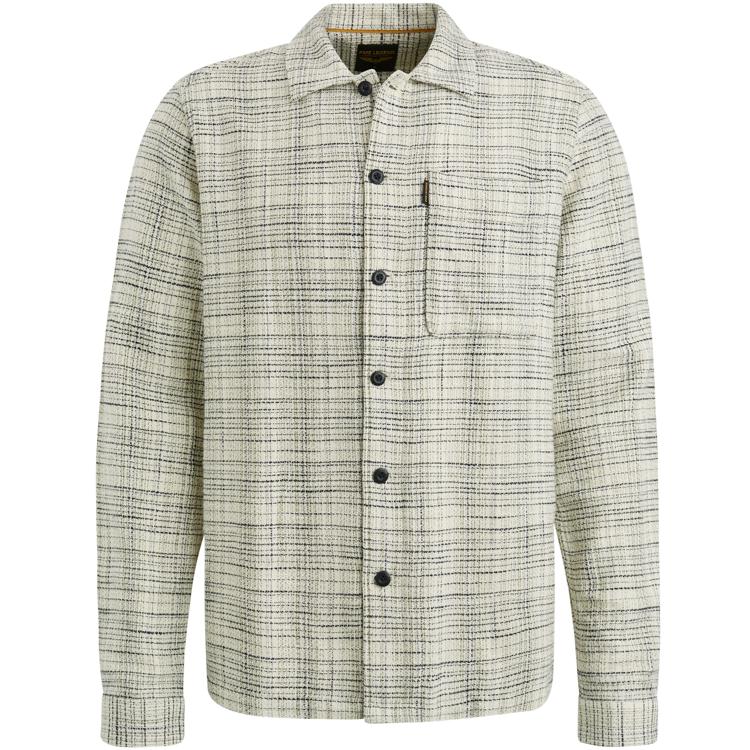 Shirt jacket met structuur