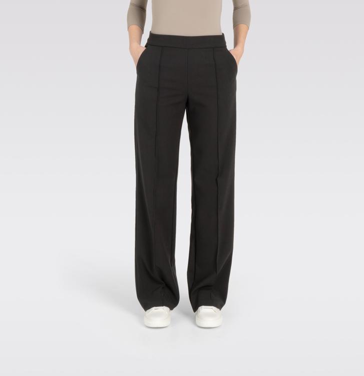 Pantalon met persplooien, model 'Chiara'