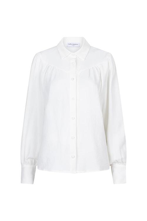 Lofty Manner Blouse Blouse Ella Qb03 1 100 White Dames Maat - S