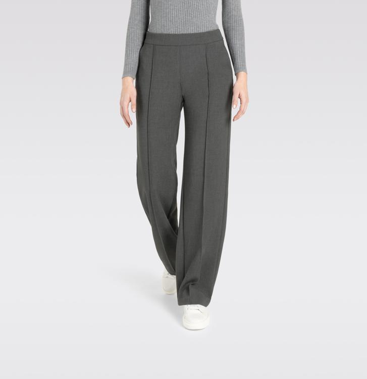 Pantalon met persplooien, model 'Chiara'