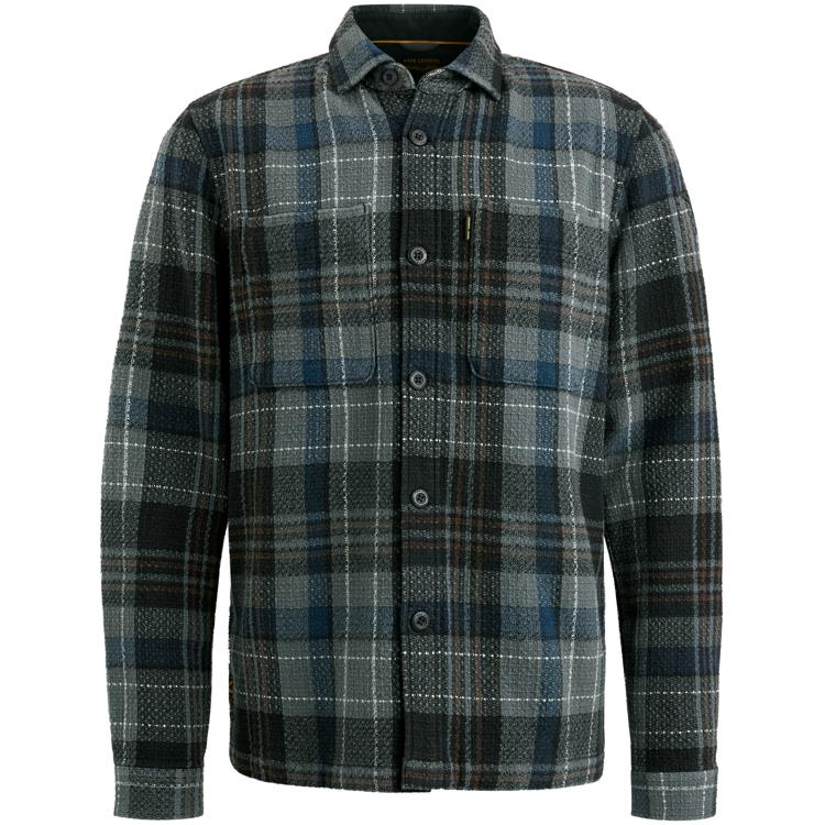 Shirt jacket met ruitpatroon