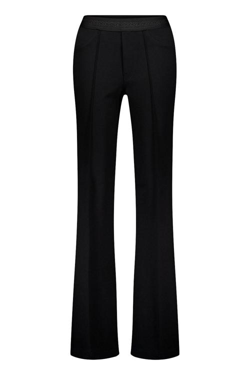 Gardeur - Zilla Pull On Slim Fit Broek Jet Black - 40 - Dames