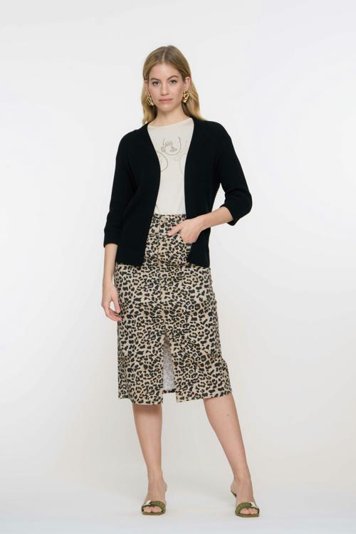 Geisha Rok Rok Met Luipaard Patroon 56012 10 000720 Sand/leopard Print Dames Maat - S