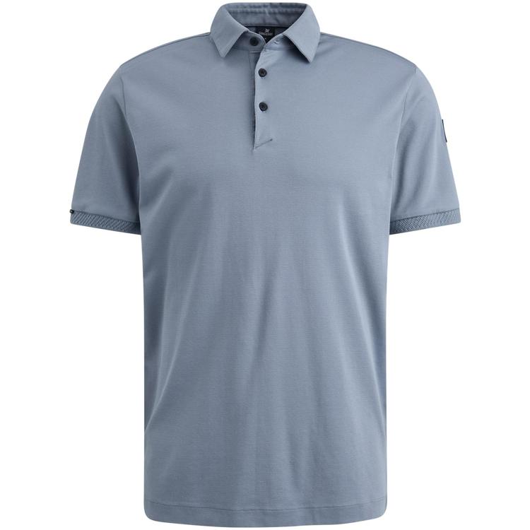 Vanguard Poloshirt Interlock Jersey Blauw