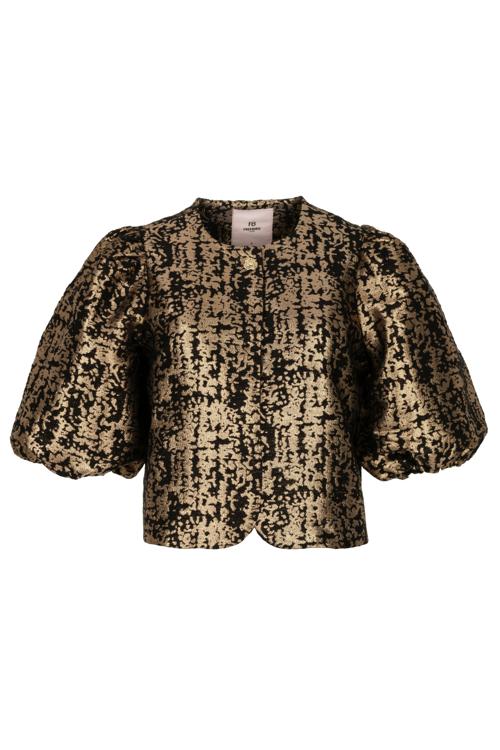 Freebird Top Livia F-Wv-Jaquard-Gold-25-4