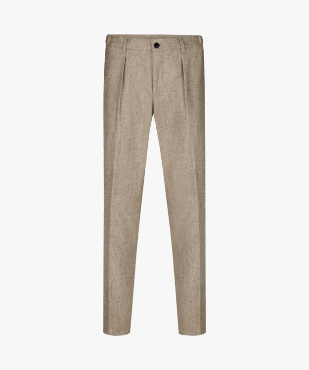 Profuomo Beige Wollen Mix Broek PPXQ30008G