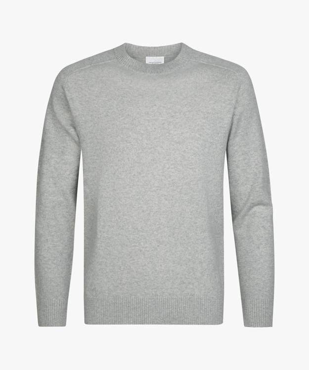 Profuomo Wollen Trui Lichtgrijs PPXJ30052A