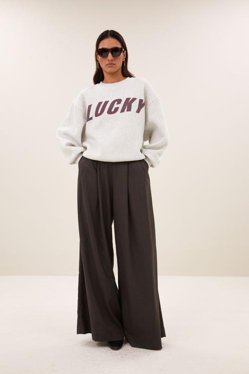By-Bar Lili Speed Lucky Sweater Light Grey Melee 26418908