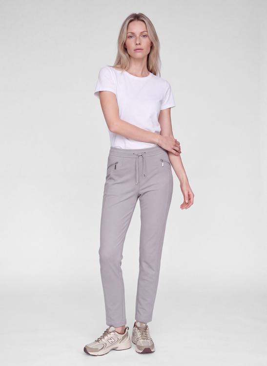 Rabe Comfortabele Jersey Broek Lichtgrijs 57-121454