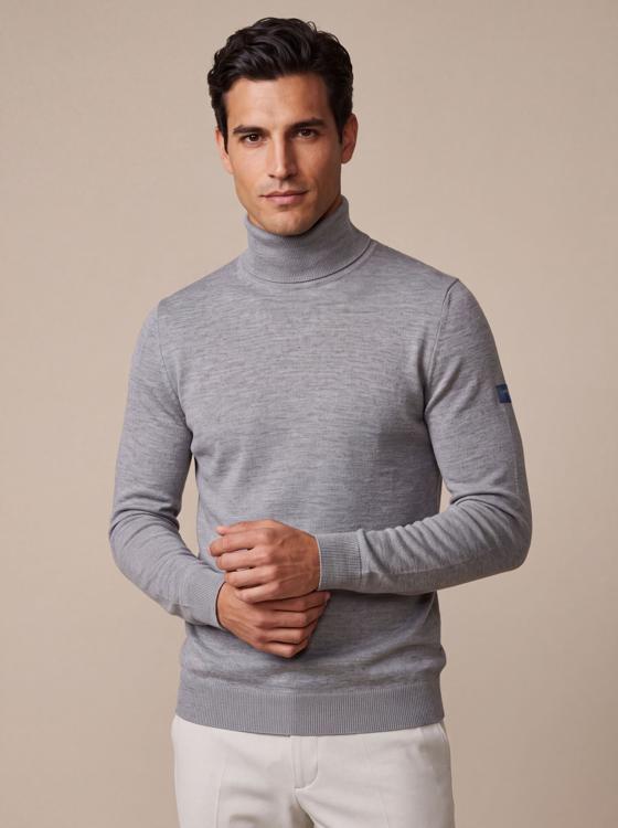Cavallaro Napoli Wollen Koltrui Grijs 118265002