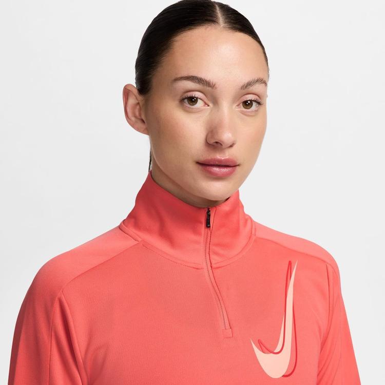 women's nike swoosh half zip