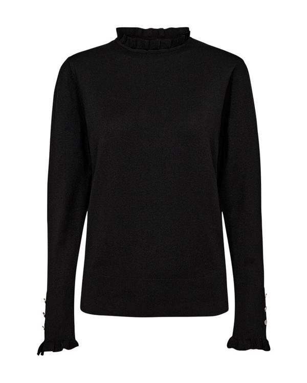 Freequent Trui Fqkatie Pullover 205095 Black Dames Maat - M