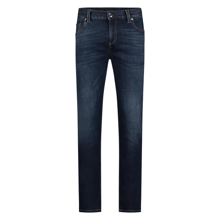 Alberto Heren Slim Jeans Blauw maat 33/34