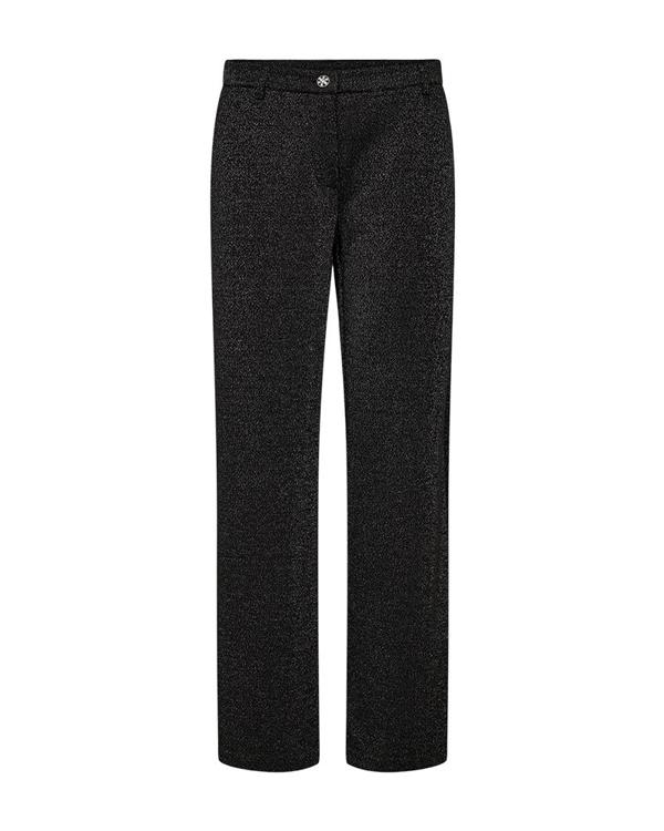 Freequent Broek Fqnannilux Pants 205102 Black W Silver Dames Maat - XL