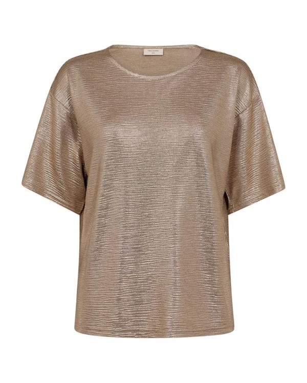 Freequent T-shirt Fqsatina Tee 205153 Silver Mink Dames Maat - XXL