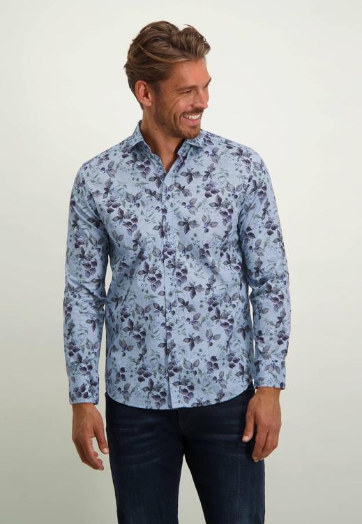 State of Art Overhemd Overhemd Met Bloemenprint 21423277 5565 Mannen Maat - XL