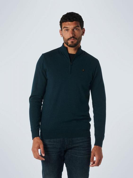 No Excess Mannen Pullover Petrol M